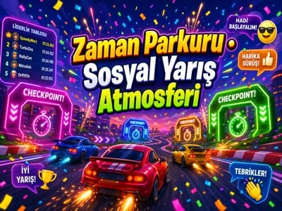 Slotime Zaman Parkuru Sosyal Yarış Modu Görseli